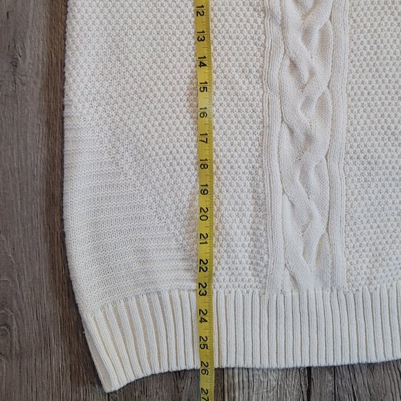 Arizona Crew Neck Sweater Off White Size Large - Picture 4 of 8